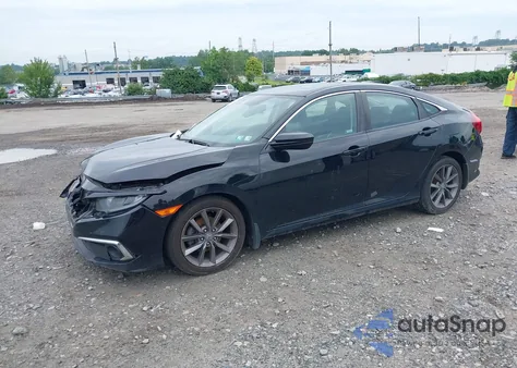 2019 Honda Civic Ex-L из США, поврежденный, VIN 19XFC1F74KE201406